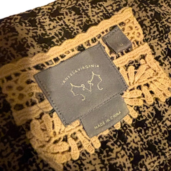 ANTHROPOLOGIE Daytripper Callista Lined Smock Waist Dress by VANESSA VIRGINIA - Picture 6 of 10